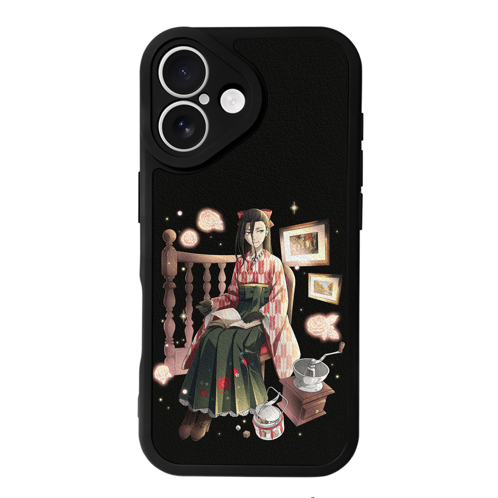 （画像用） 文豪ストレイドッグス Bungo Stray Dogs 【iPhone 16シリーズ対応】シリコンスマホケース（レザー調） 材質：シリコン